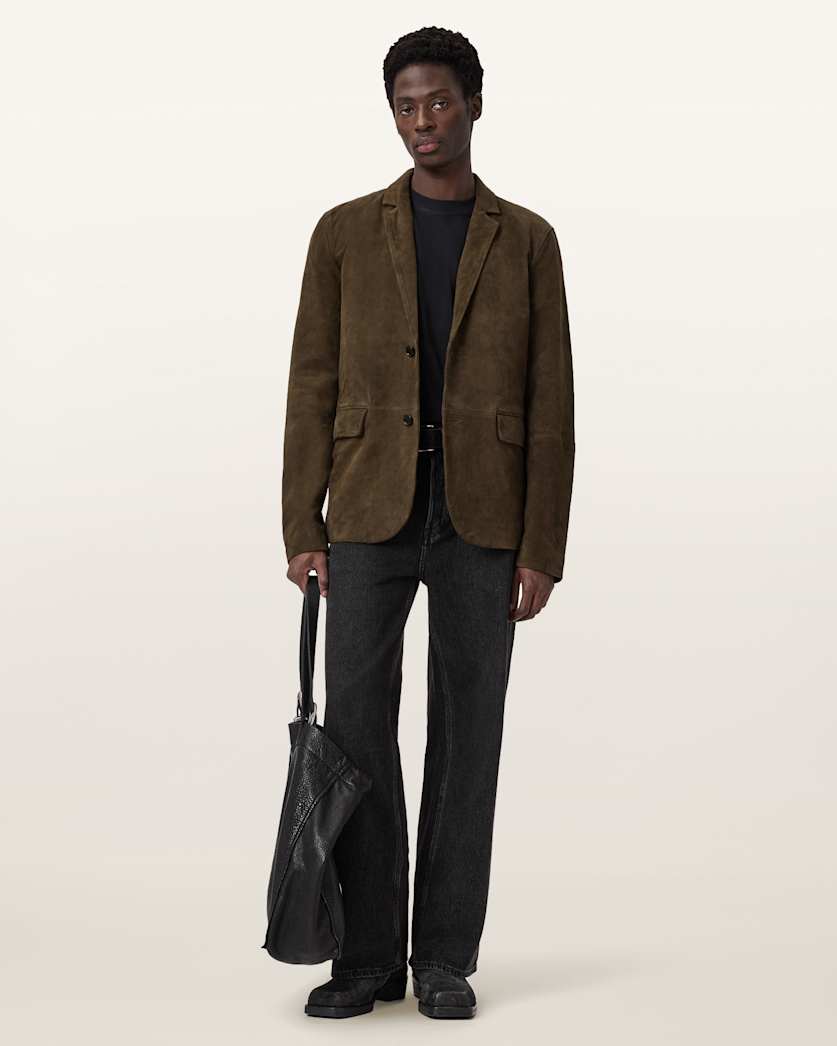 Monet Waxed Suede Blazer