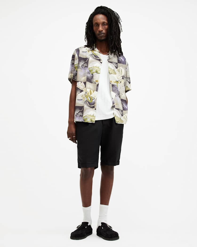 Sebastian Floral Print Relaxed Fit Shirt