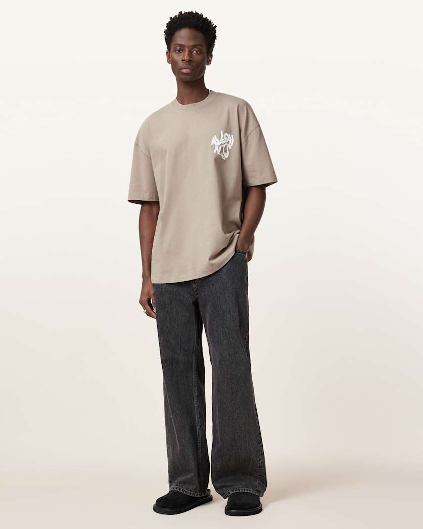 Orlando Logo Print Oversized T-Shirt