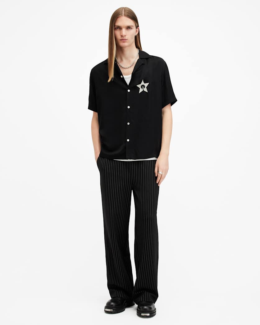 Wish Star Embroidered Relaxed Fit Shirt