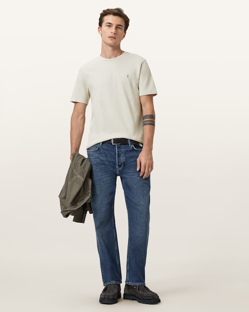 Brace Brushed Cotton Crew Neck T-Shirt