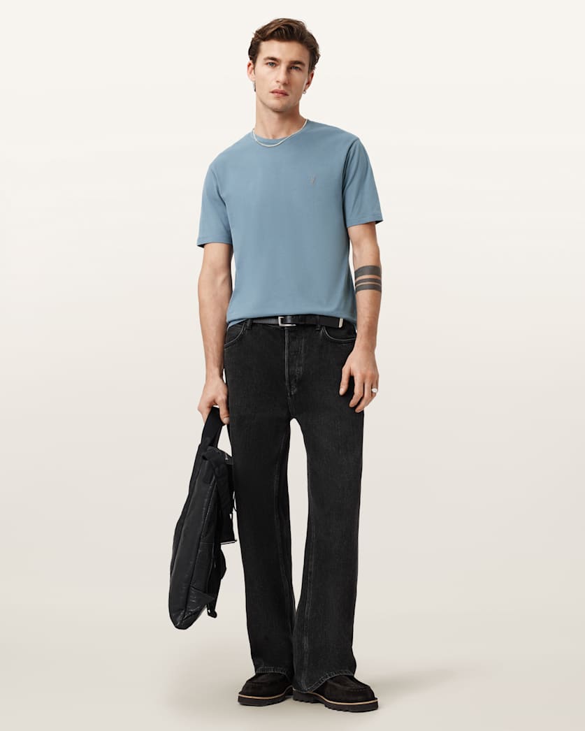 Brace Brushed Cotton Crew Neck T-Shirt