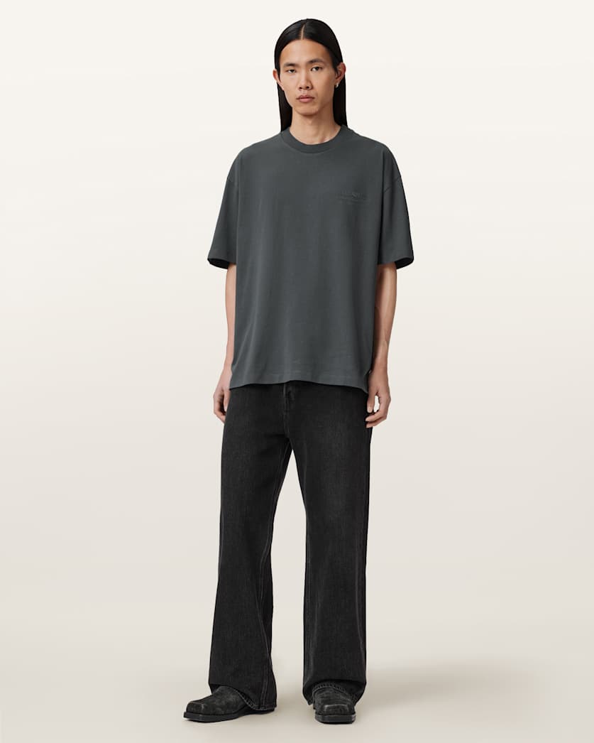 Xander Flocked Logo Oversized T-Shirt