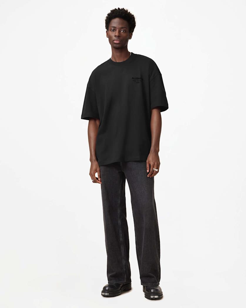 Xander Flocked Logo Oversized T-Shirt