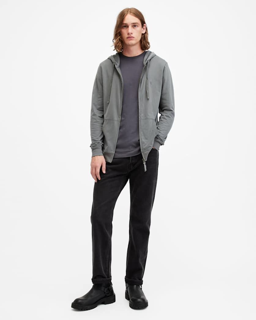 Brace Zip Up Brushed Cotton Ramskull Hoodie