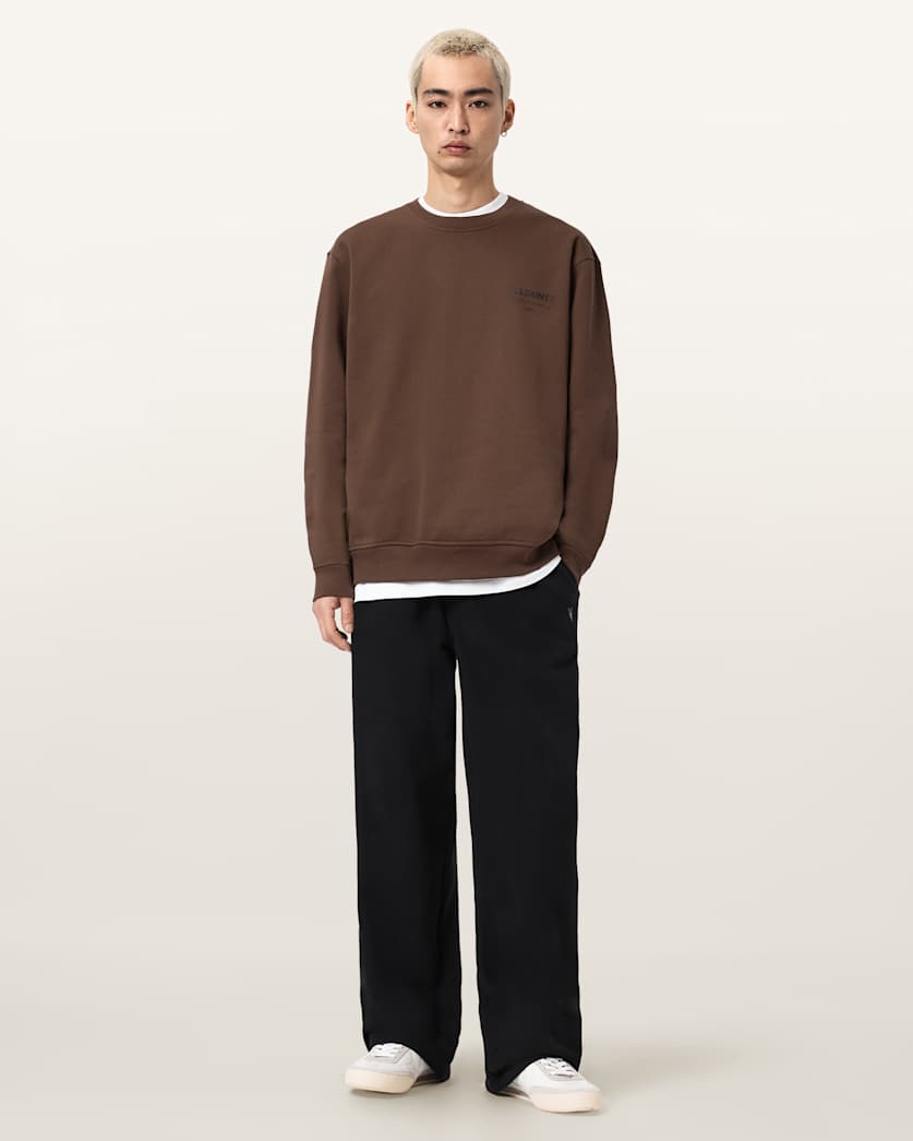 Underground Relaxed Fit Crew Neck Sweatshirt