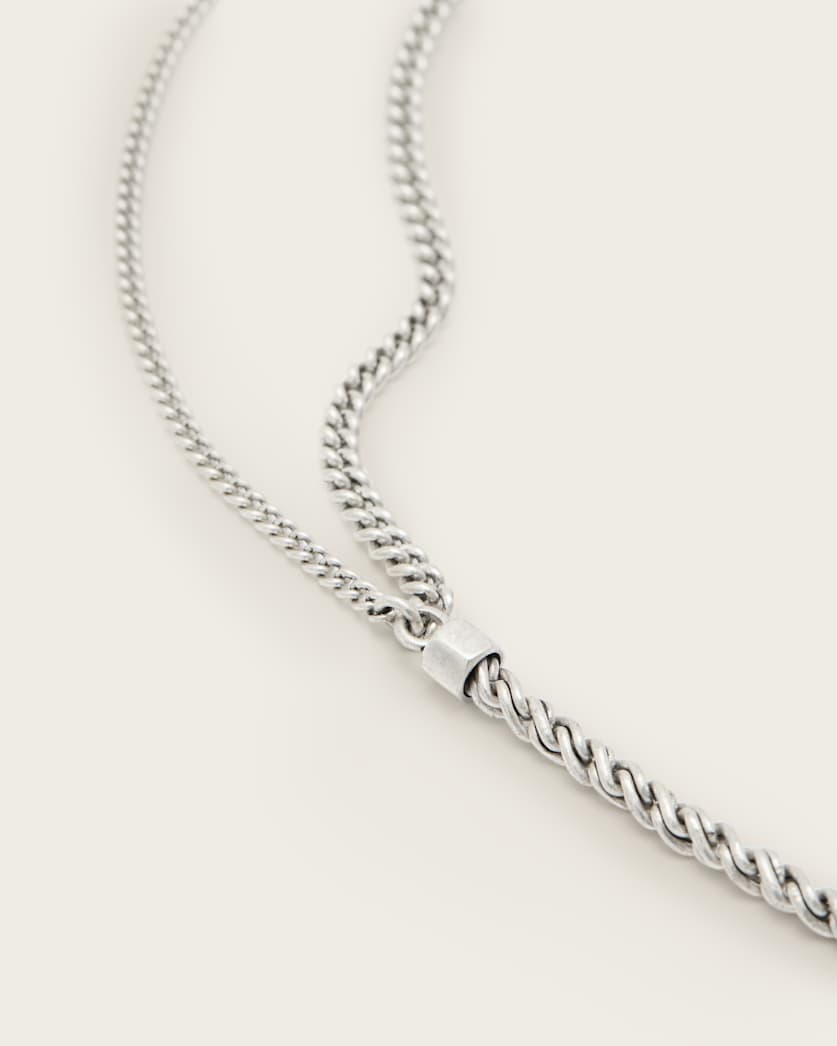 Mali Twisted Sterling Silver Necklace
