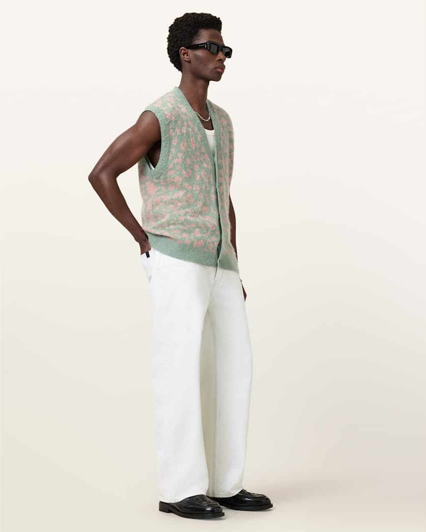 Serge Leopard Jacquard Vest