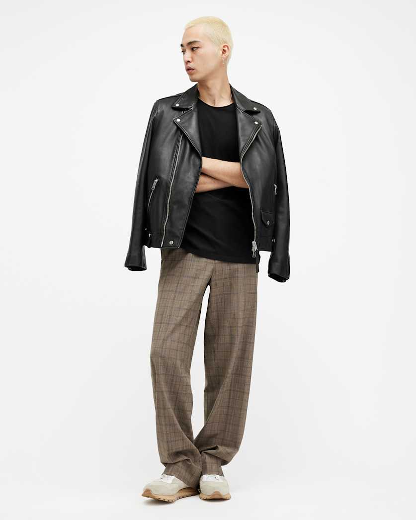 Figure Crew Neck Raw Edge T-Shirt