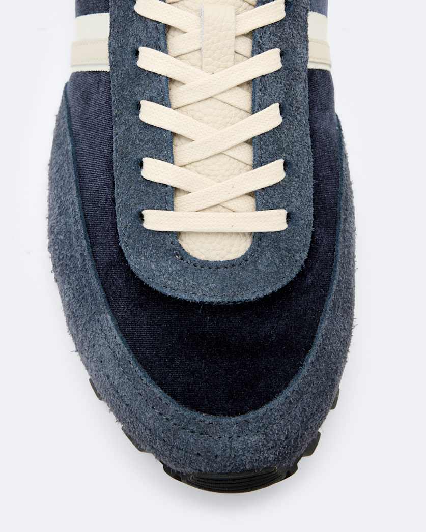 Robin Nylon And Suede Runner Trainers