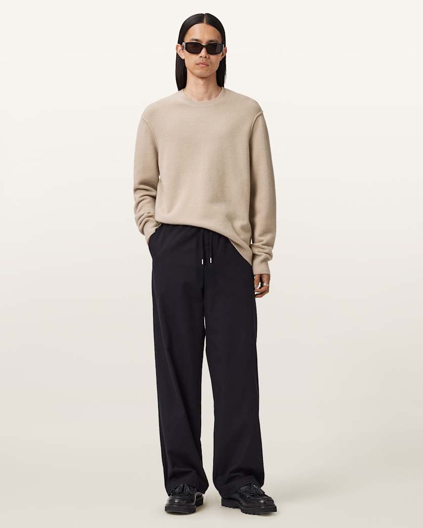 Patern Crew Neck Jumper