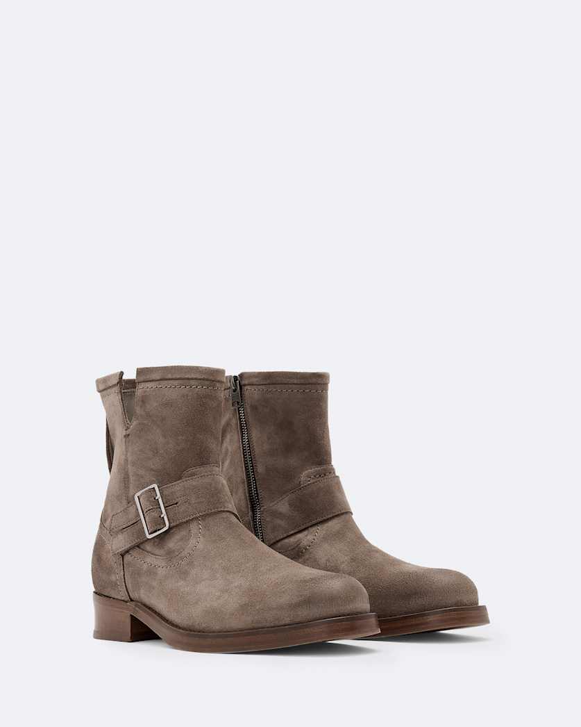 Bailey Suede Engineer Boots