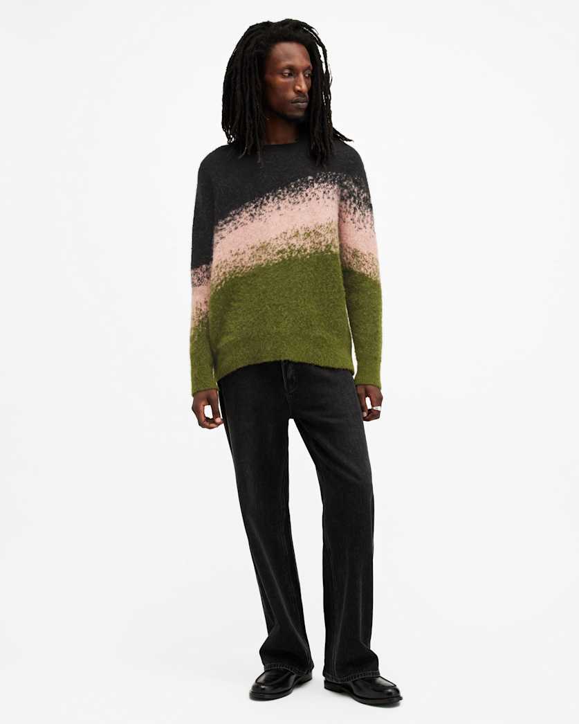 Sirius Jacquard Stripe Oversized Jumper