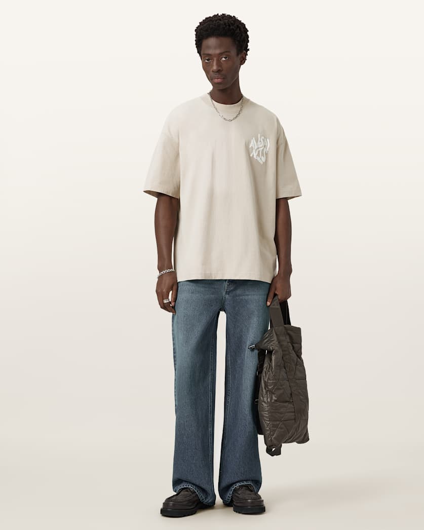 Orlando Logo Print Oversized T-Shirt