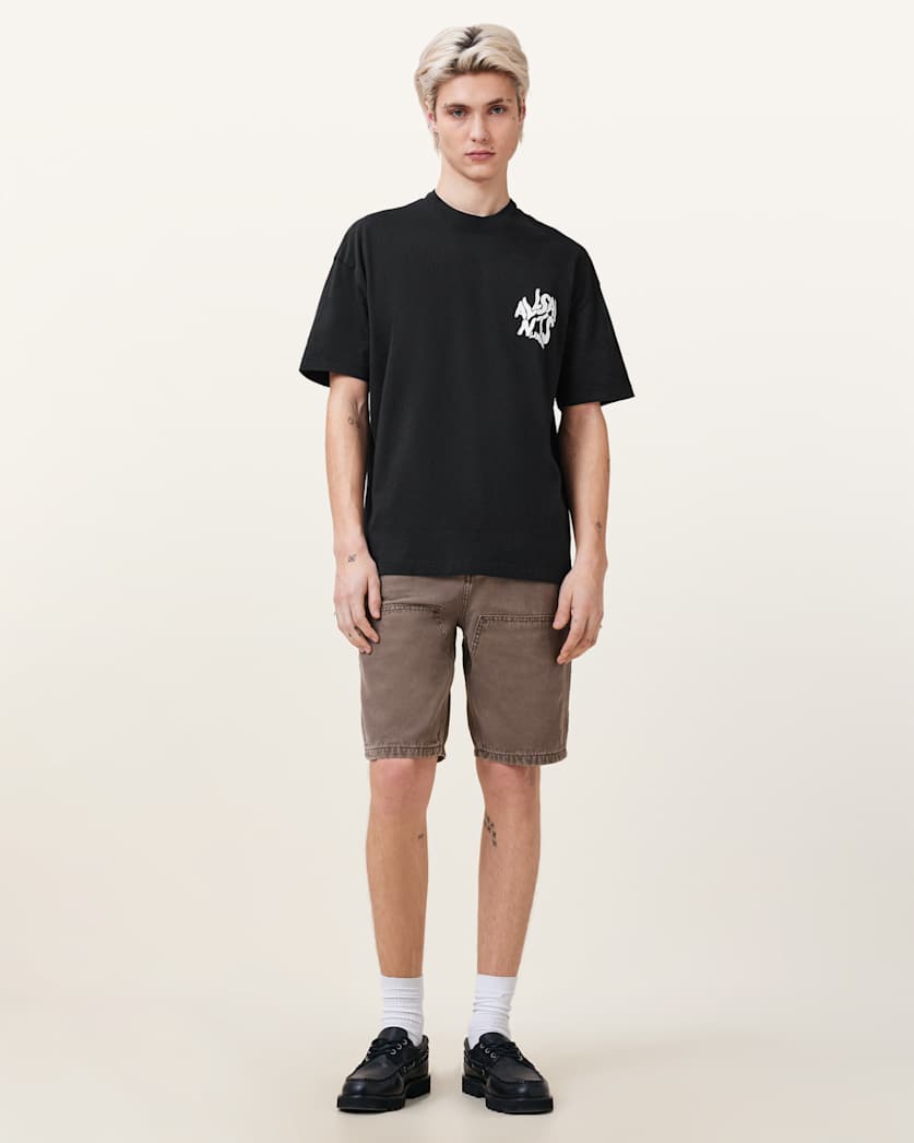 Orlando Logo Print Oversized T-Shirt