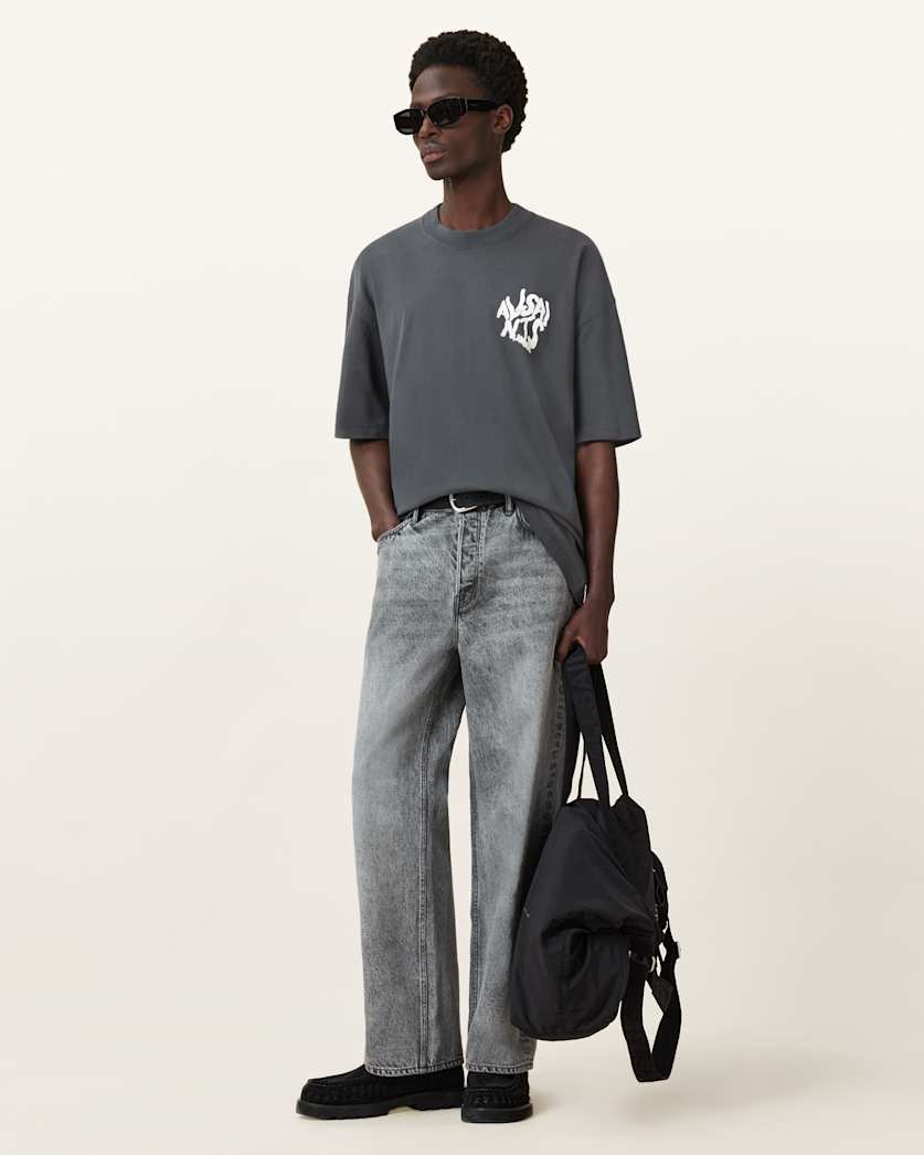 Orlando Logo Print Oversized T-Shirt