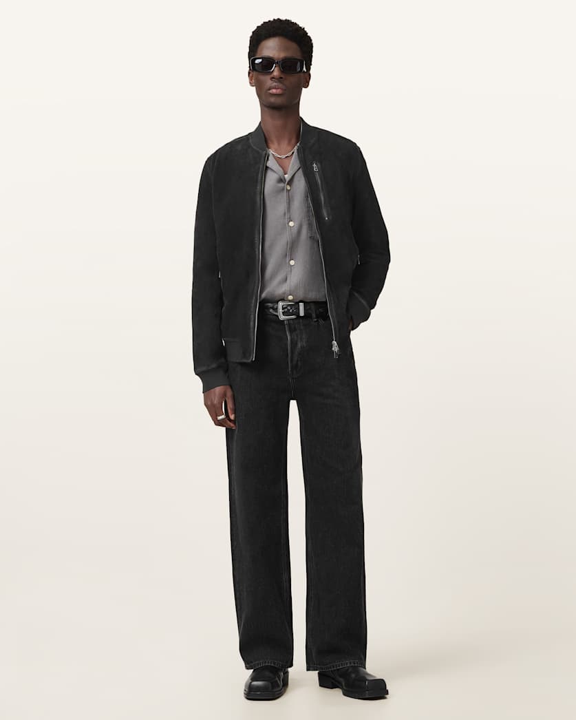 Kemble Suede Bomber Jacket