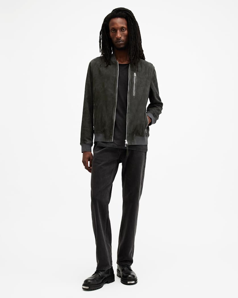 Kemble Suede Bomber Jacket