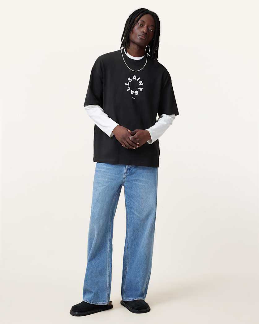 Tierra Oversized Crew Neck Logo T-Shirt