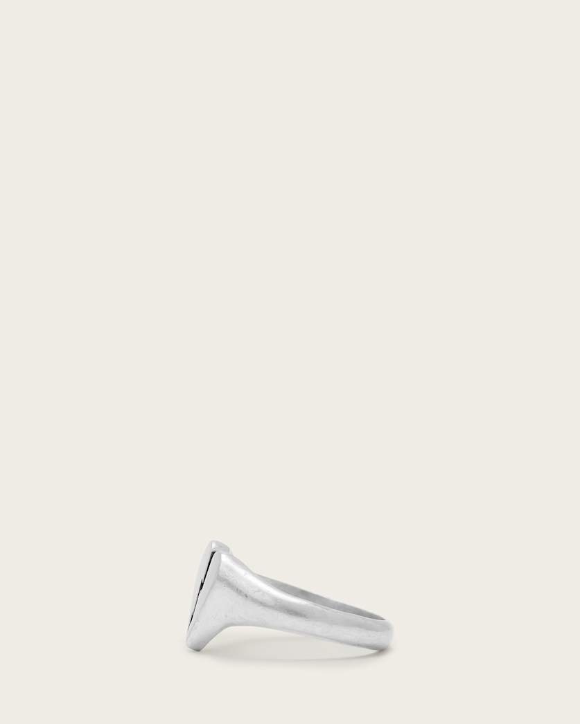 Split Heart Signet Ring