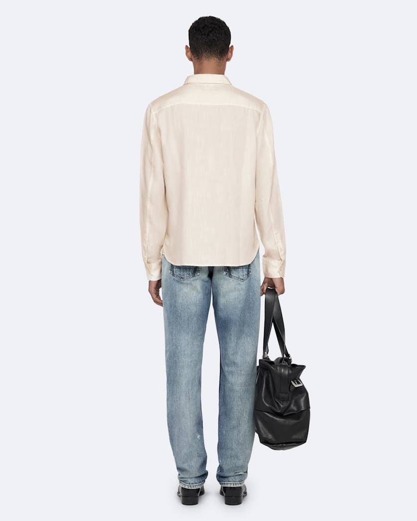 Regular-fit tencel shirt