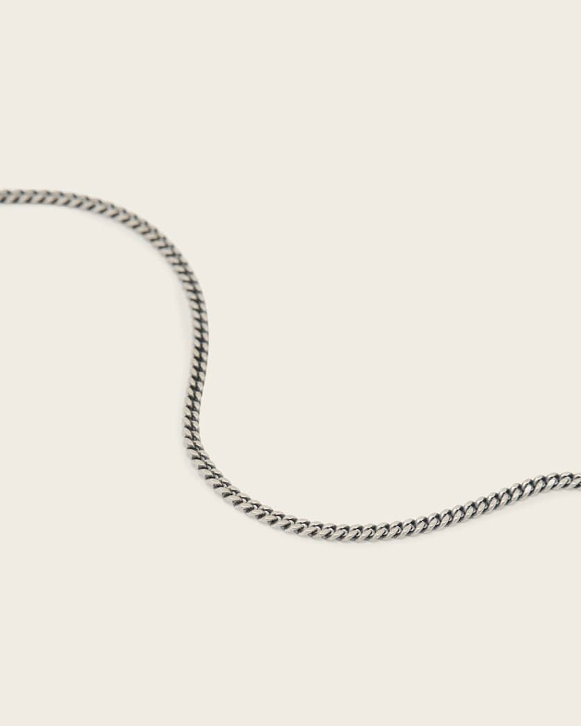 Axl Sterling Silver Medium Curb Necklace