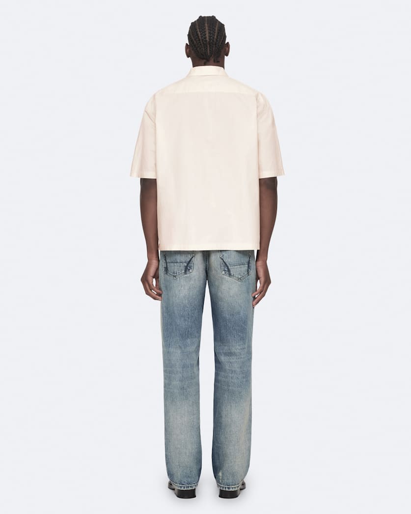 Oversized cotton poplin shirt