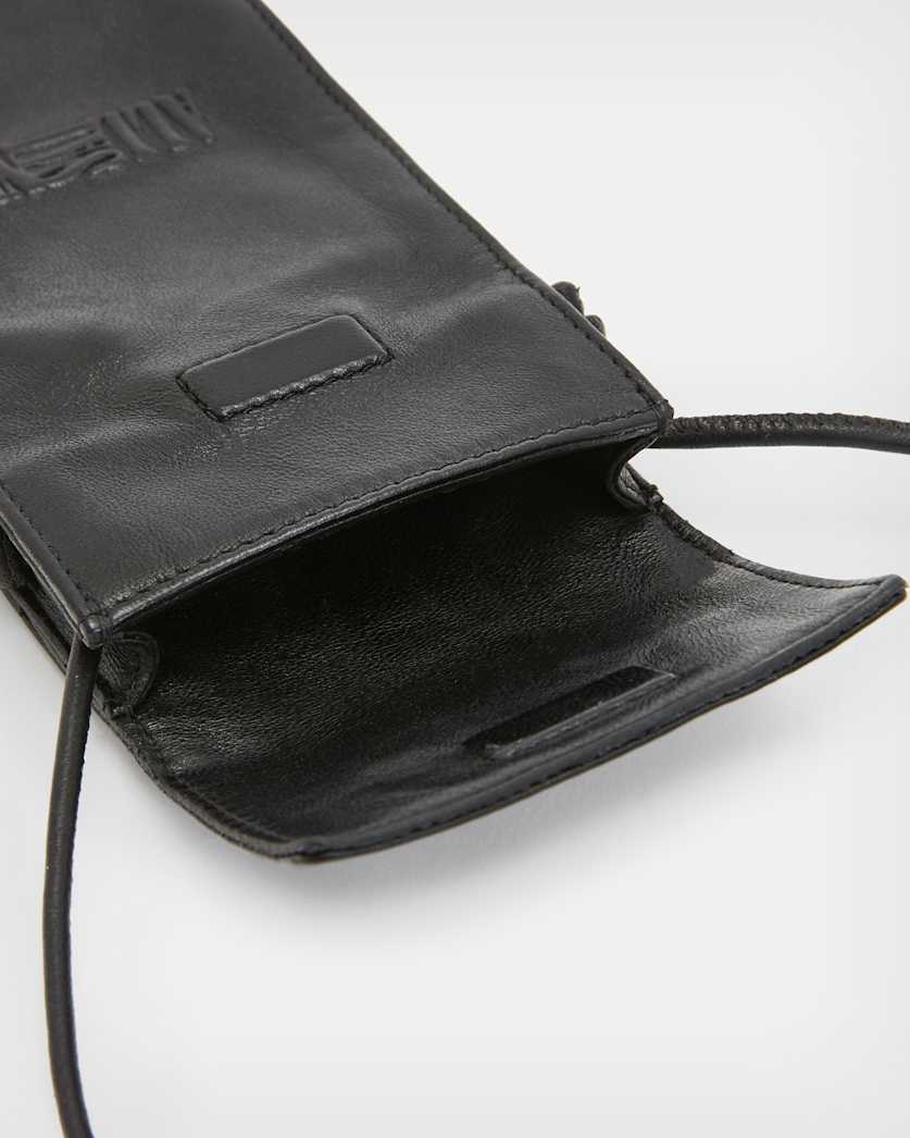 Oppose Embossed Leather Phone Pouch