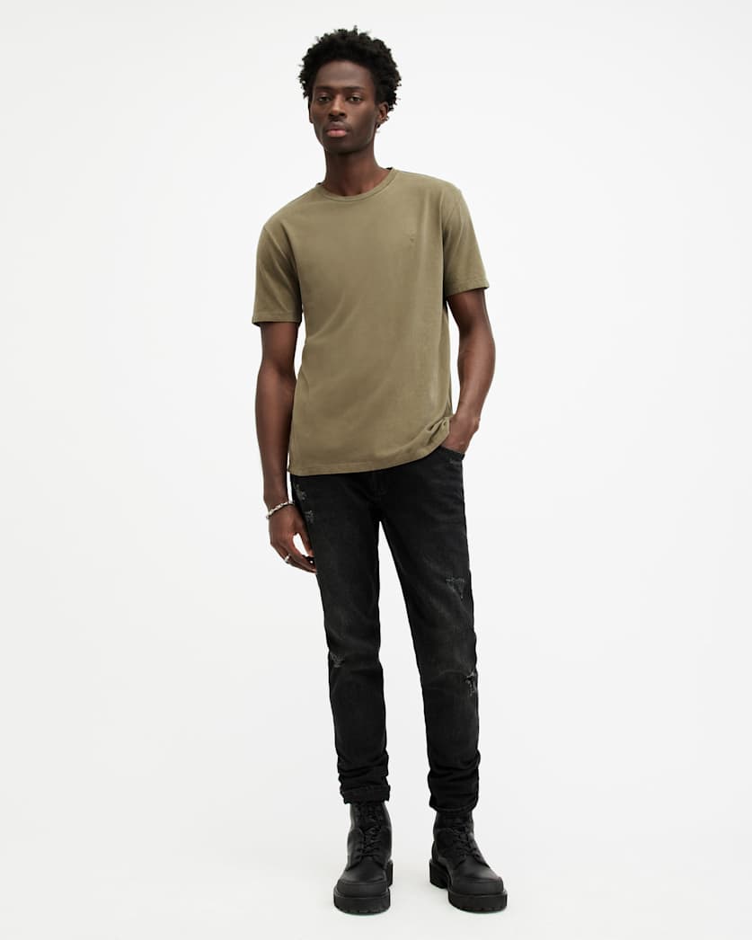 Ossage Crew Neck Slim Ramskull T-Shirt