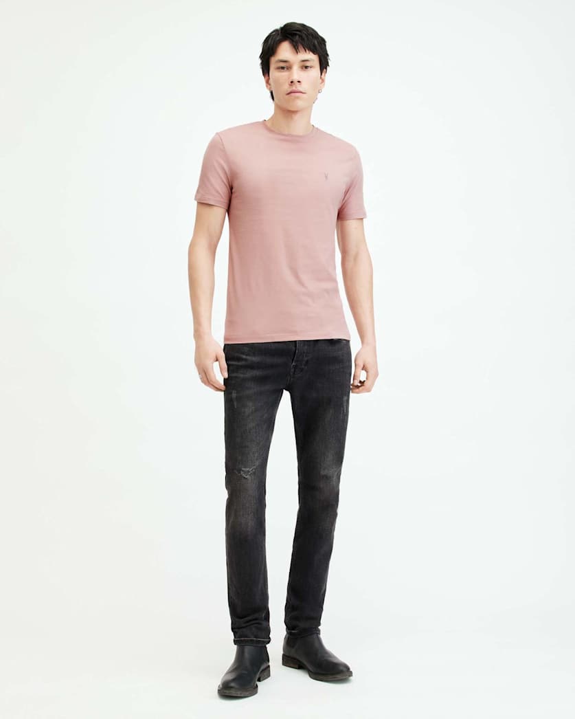 Brace Brushed Cotton Crew Neck T-Shirt