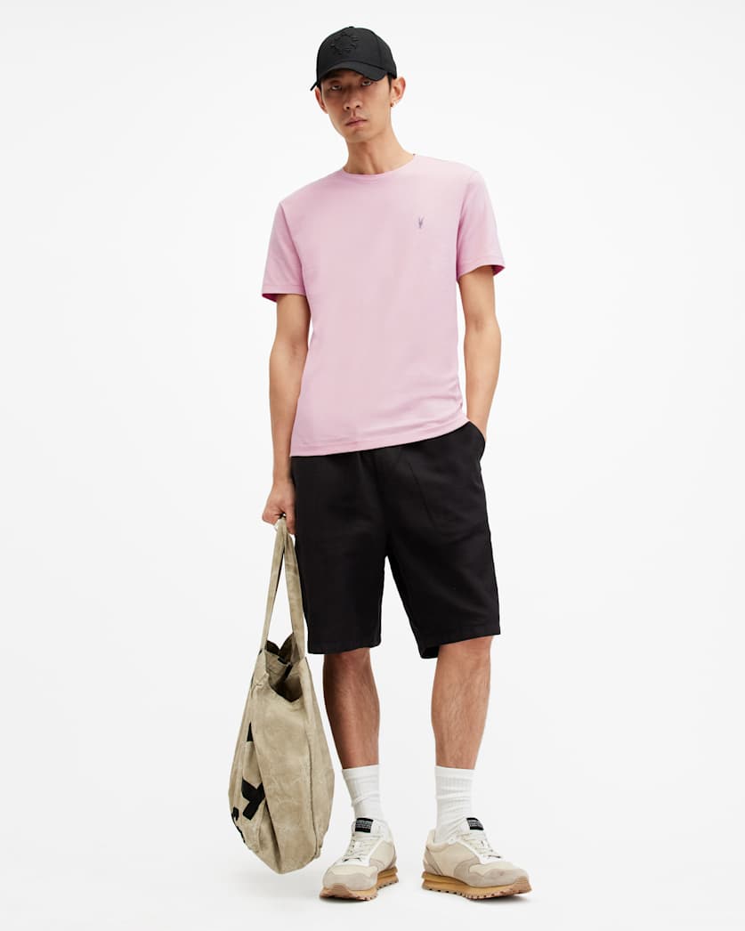 Brace Brushed Cotton Crew Neck T-Shirt