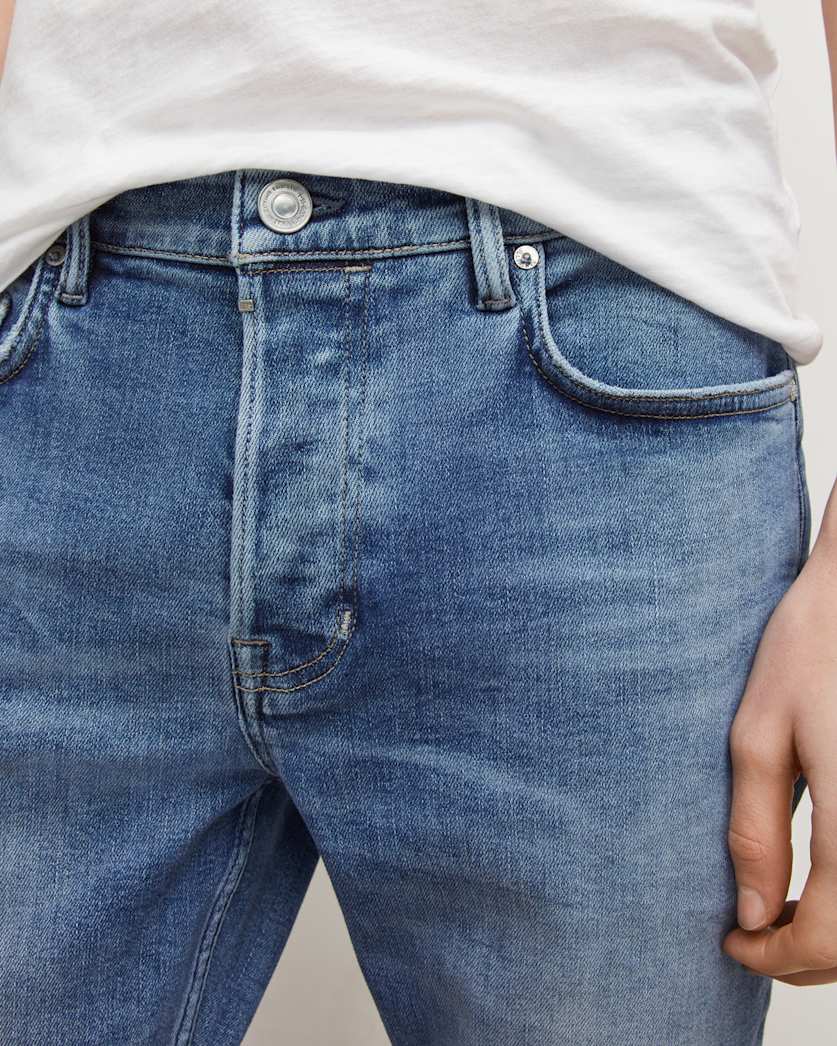 Cigarette Damaged Skinny Jeans