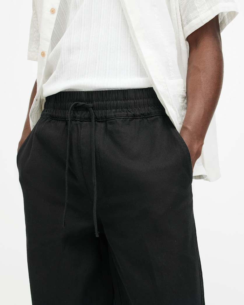 Hanbury Linen Blend Relaxed Fit Trousers