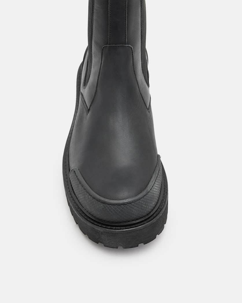 Matrix Leather Work Chelsea Boots