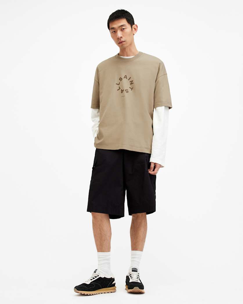 Tierra Oversized Crew Neck Logo T-Shirt