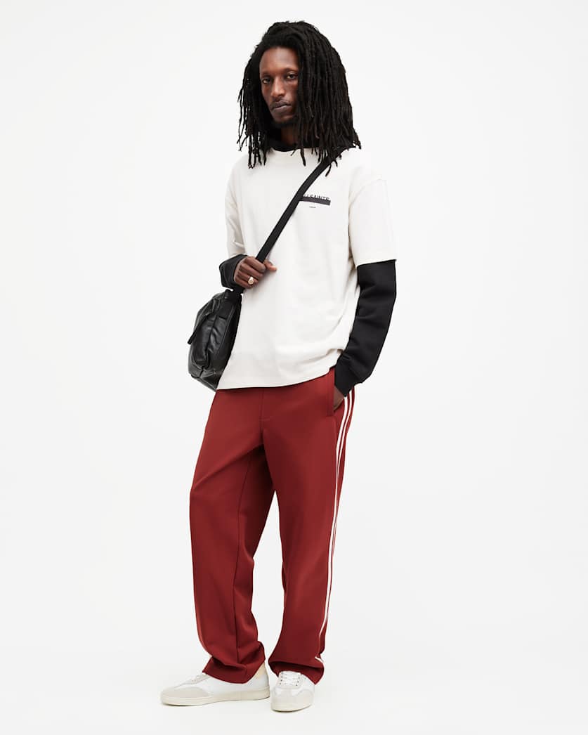 Redact Oversized Embroidered Logo T-Shirt