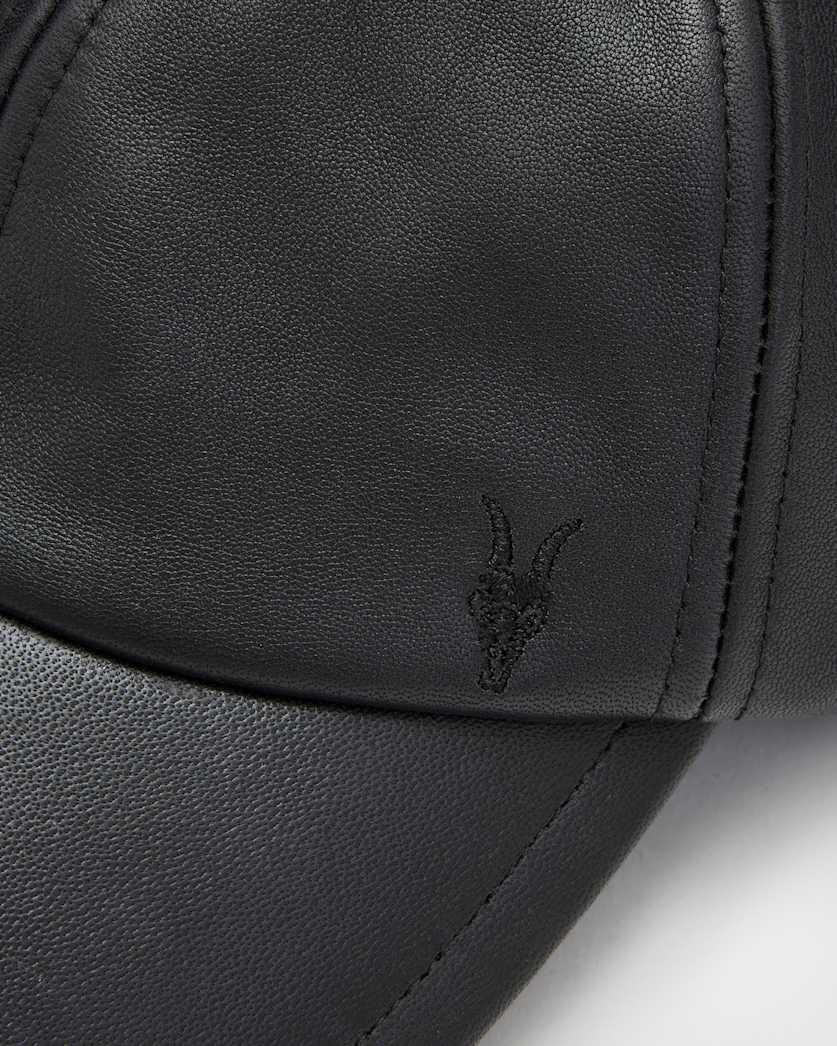 Ramskull Leather Baseball Cap