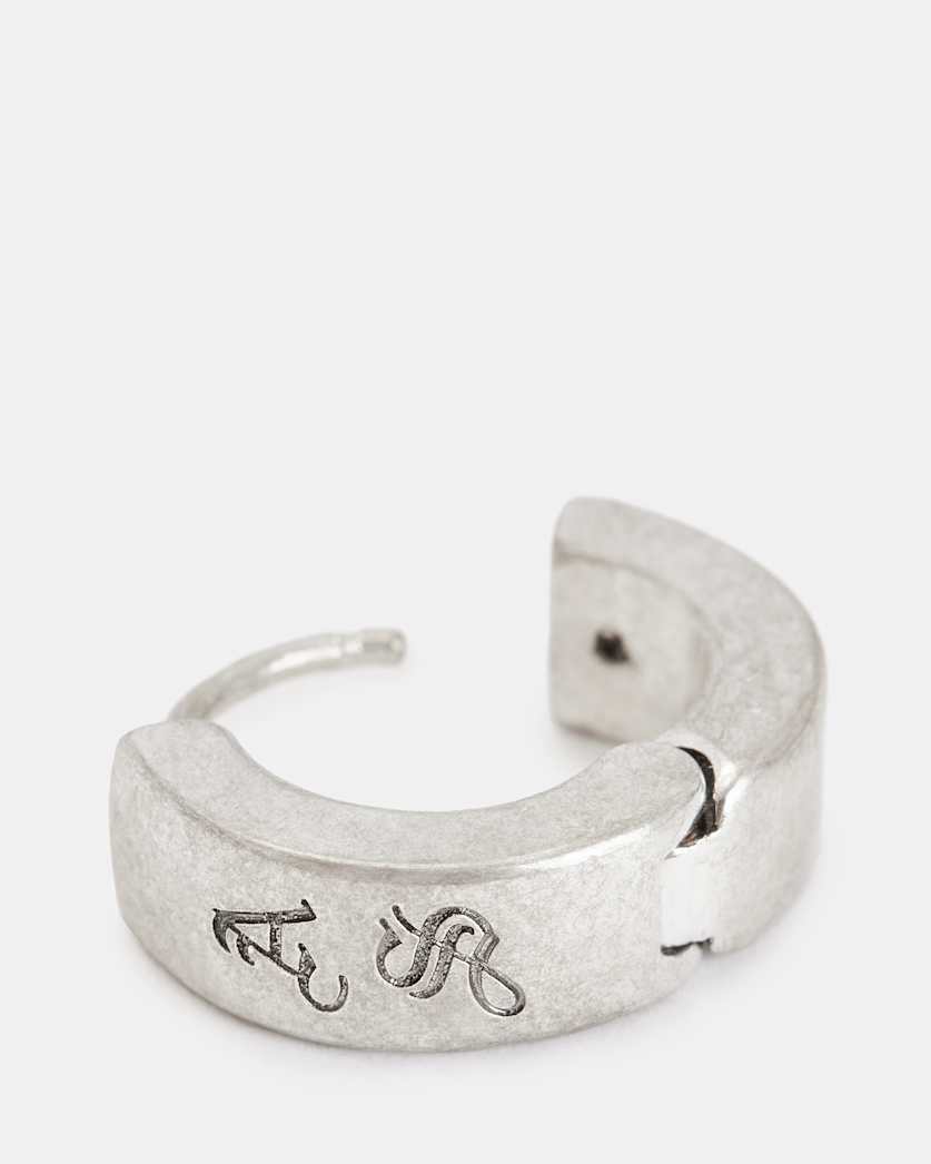 Lincoln Sterling Silver Hoop Earring