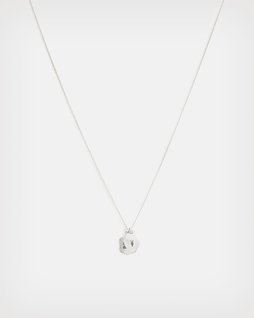Shield Sterling Silver Charm Necklace