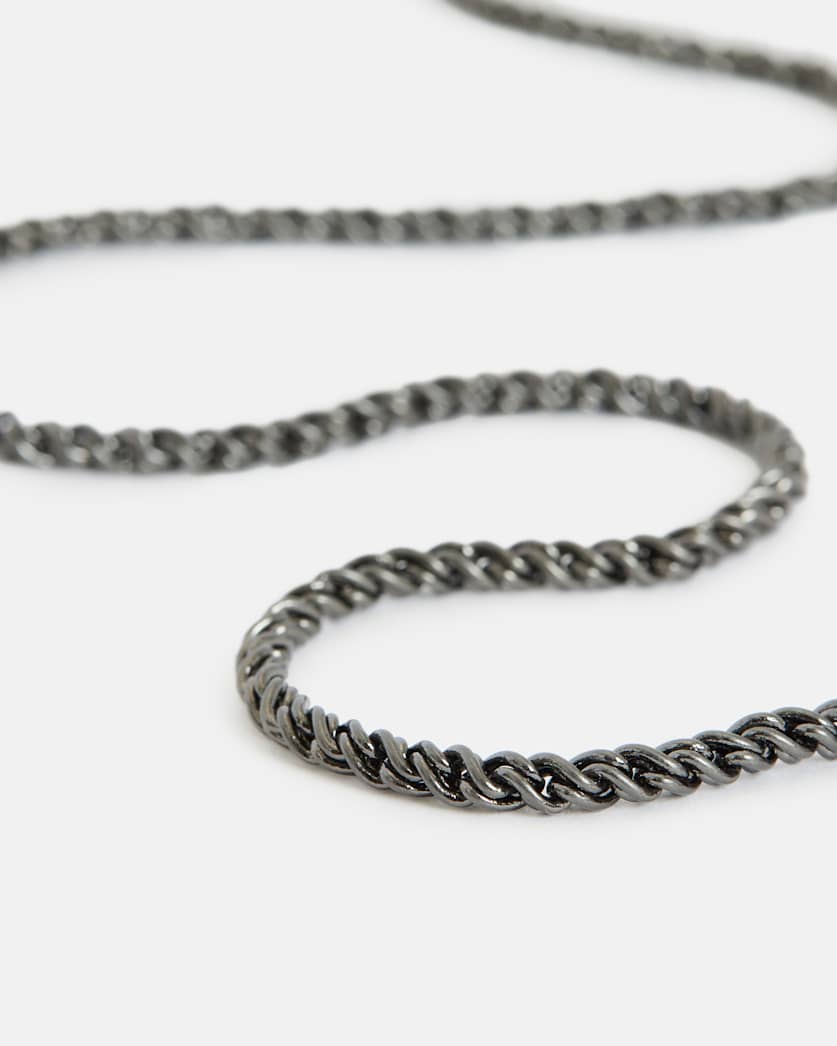 Rope Chain Sterling Silver Necklace