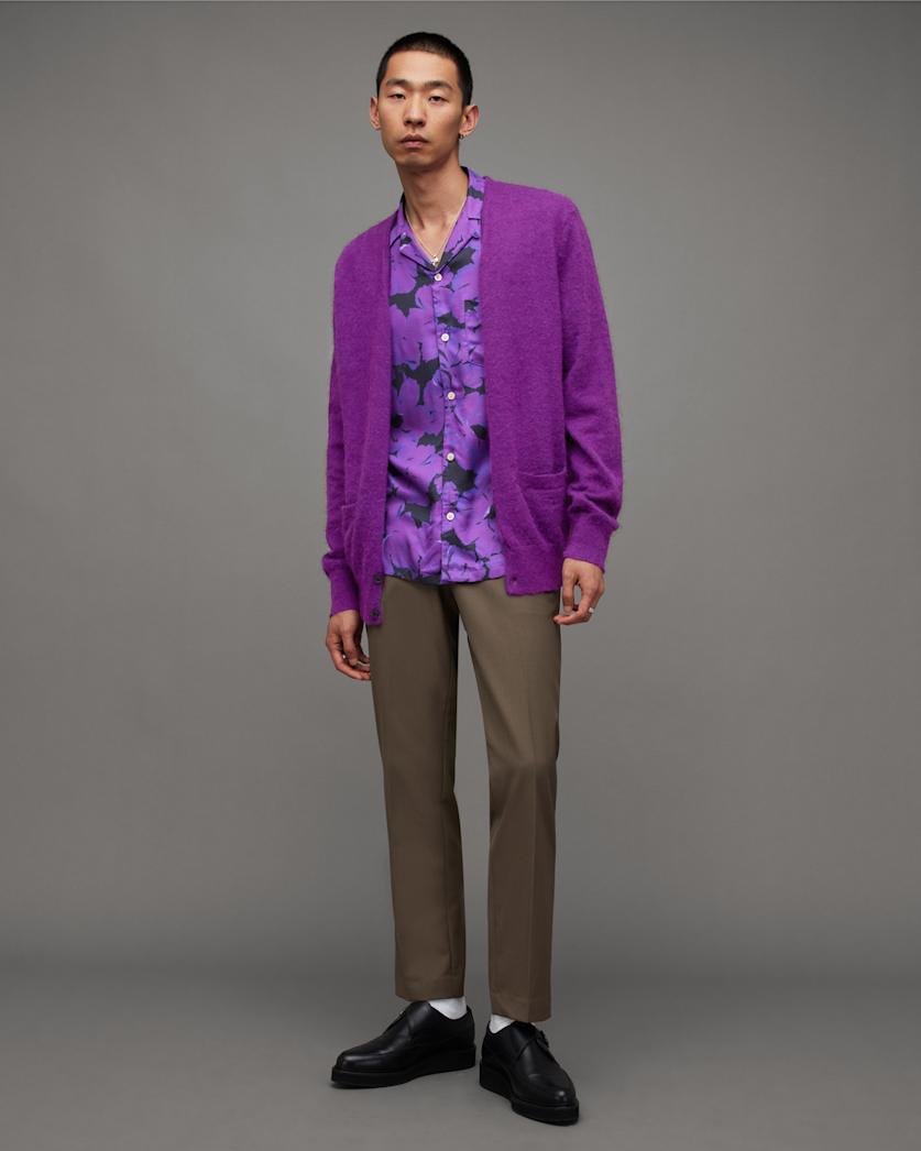 Kennedy V-Neck Brushed Cardigan