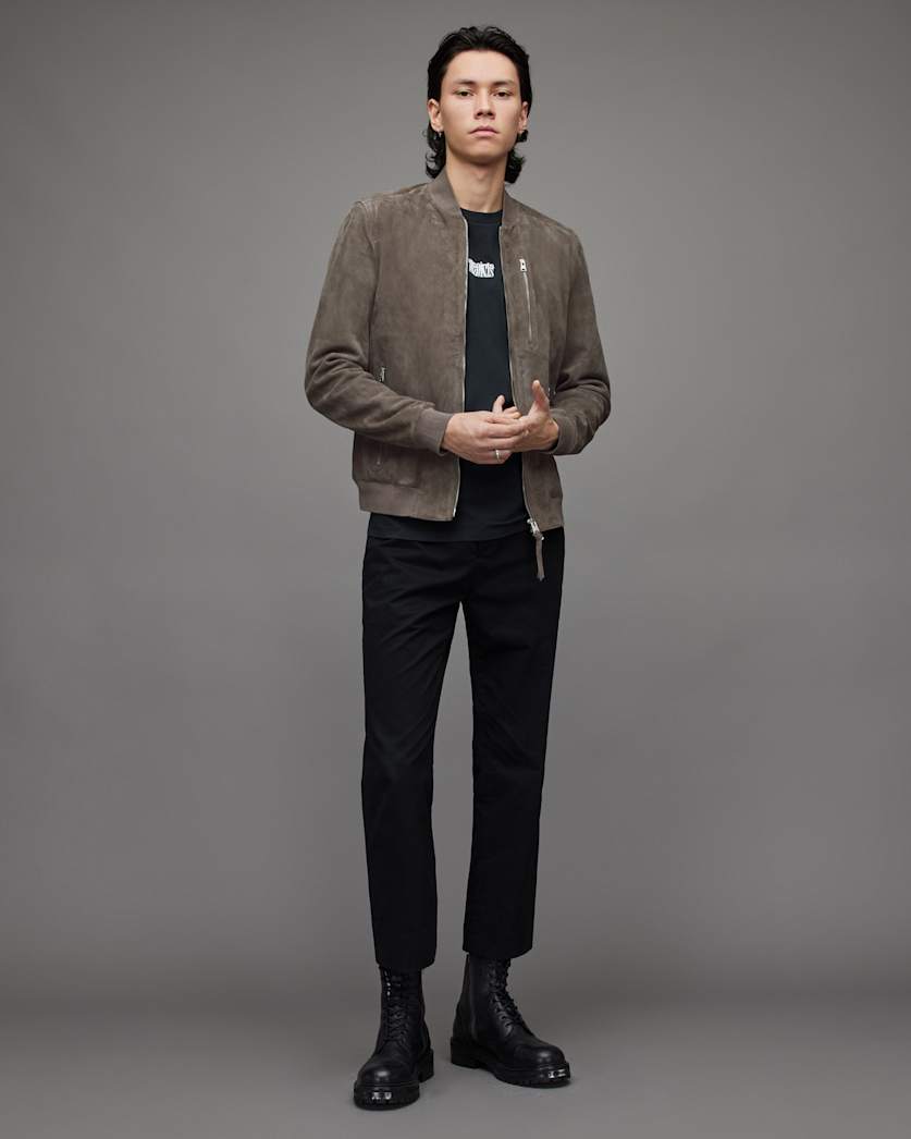 Kemble Suede Bomber Jacket