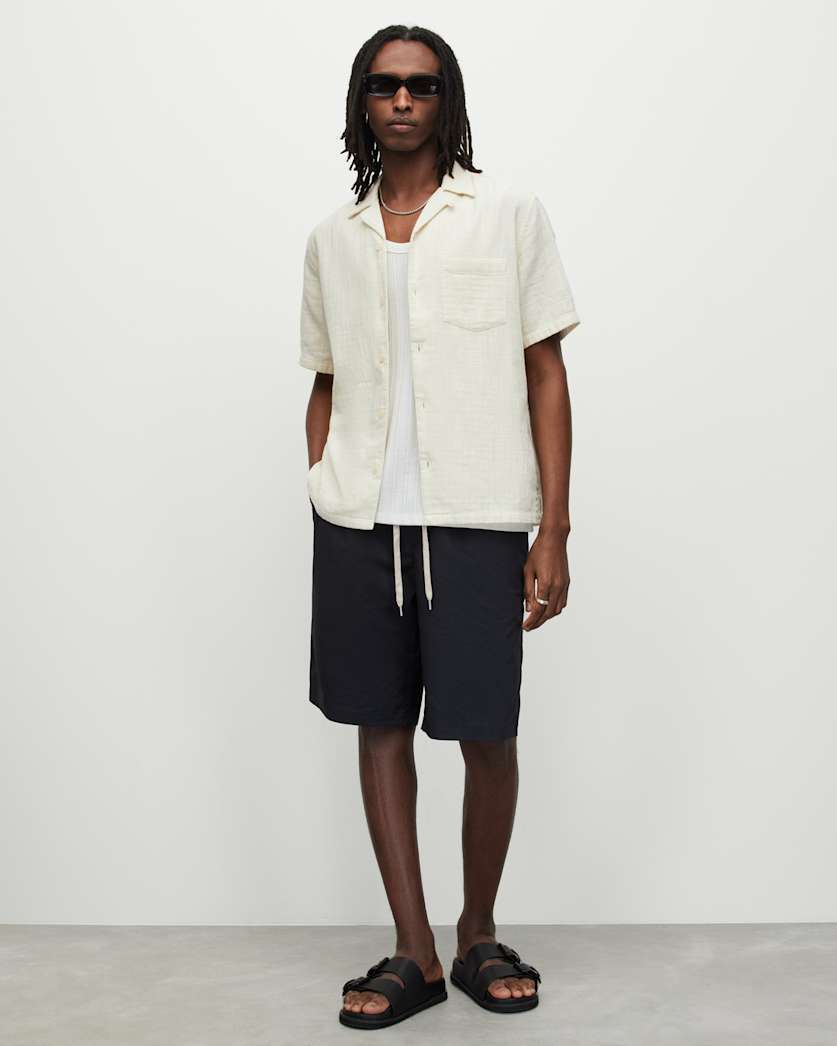 Vedra Short Sleeve Texture Relaxed Shirt