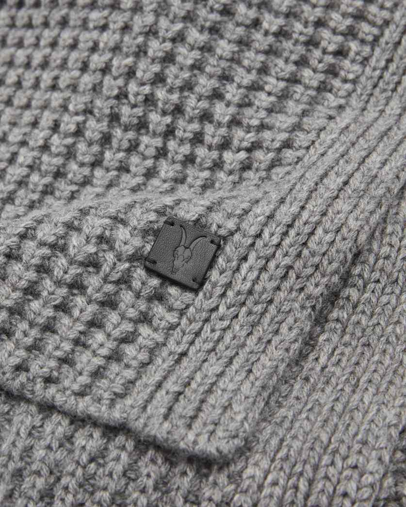 Nevada Ribbed Wool Blend Scarf