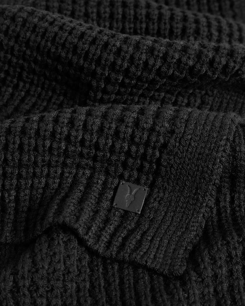 Nevada Ribbed Wool Blend Scarf