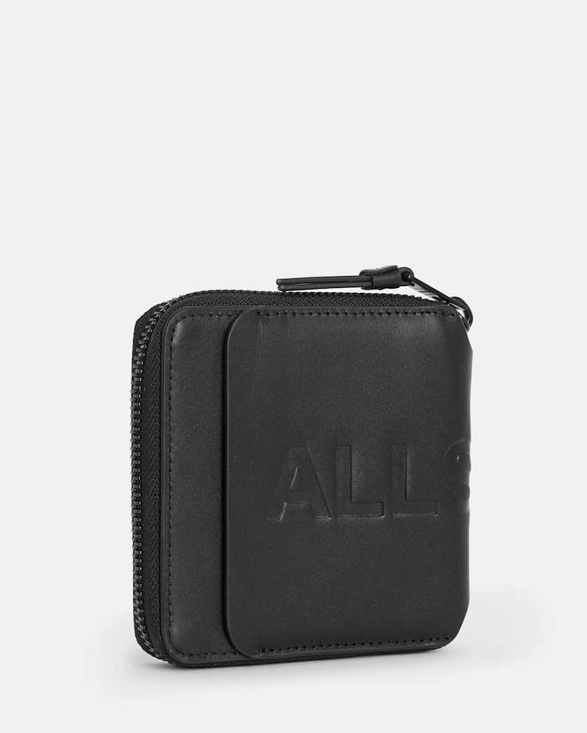 Clymer Logo Print Leather Wallet