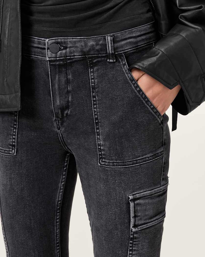 Duran Skinny Denim Cargo Jeans