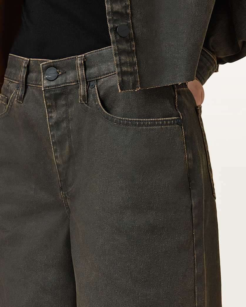 Louie Wide Leg Denim Jorts