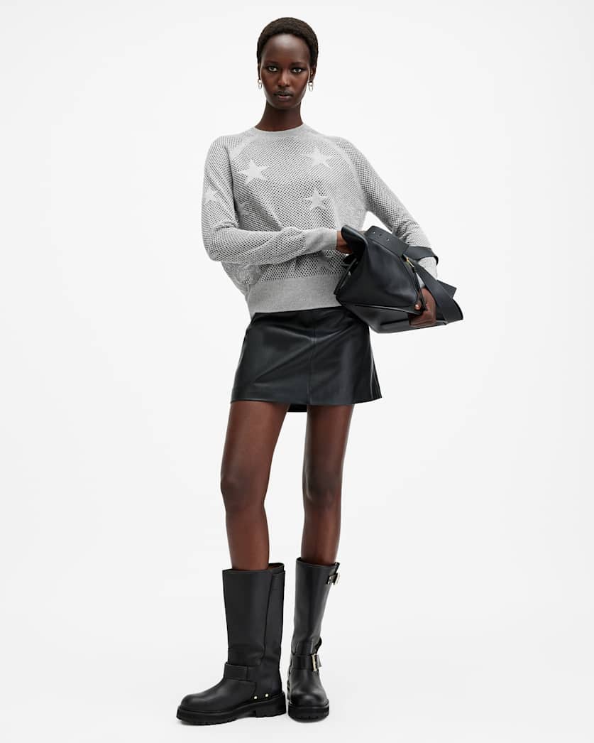 Seraph Open Stitch Crew Neck Jumper