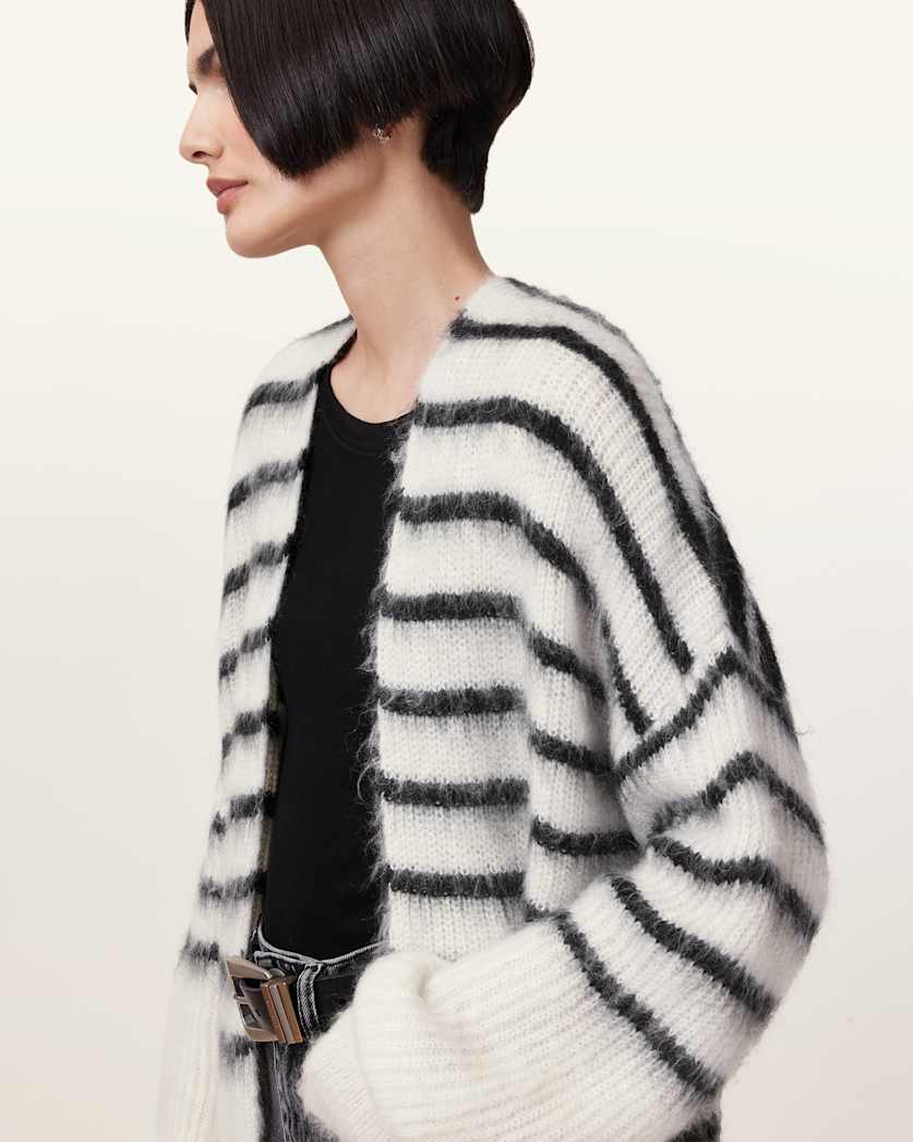 Riga Relaxed Fit Striped Cardigan